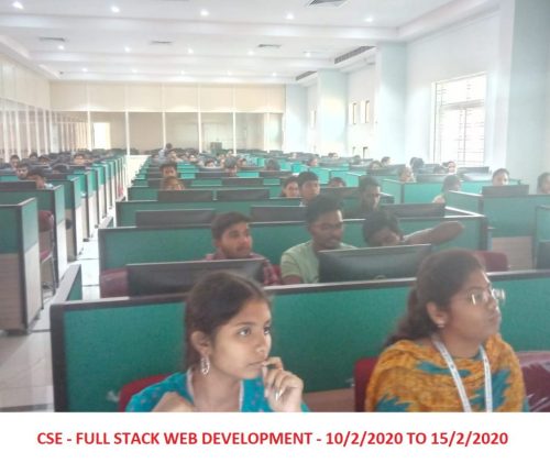 WORKSHOP ON FULL STACK WEB DEVELOPMENT