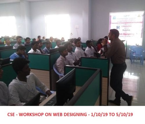 WORKSHOP ON WEB DESIGNING